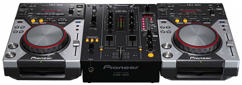 Комплект Pioneer CDJ-400х2 + DJM-400 взять в аренду