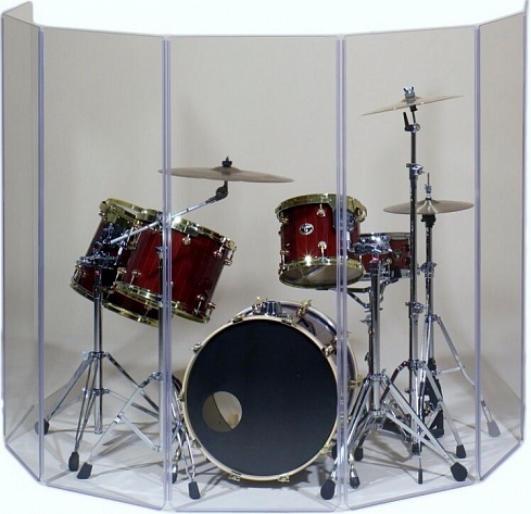 Drum Shield. звукоизоляционный экран для барабанов. взять в аренду