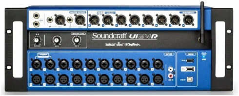 Микшер Ui-24R Soundcraft рэковый, Входы:20 микрофонные (10XLR / 10 combi) преампы Studer, 1 стерео Л взять в аренду