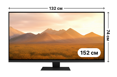 Плазменная панель (LED/ЖК) 60" Full HD дюймов (152 см) взять в аренду