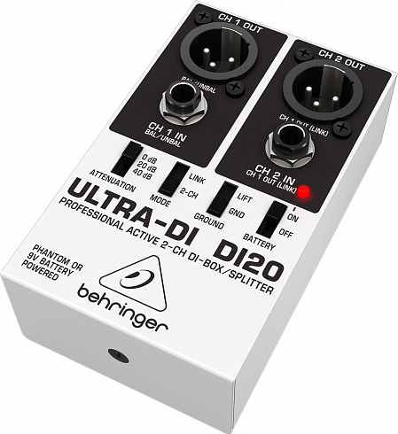 Аренда Активный ди-бокс Behringer DI20 ULTRA-DI