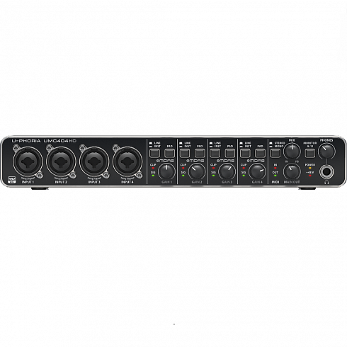 Аудиоинтерфейс звуковая карта Behringer U-PHORIA UMC404HD в аренду взять в аренду