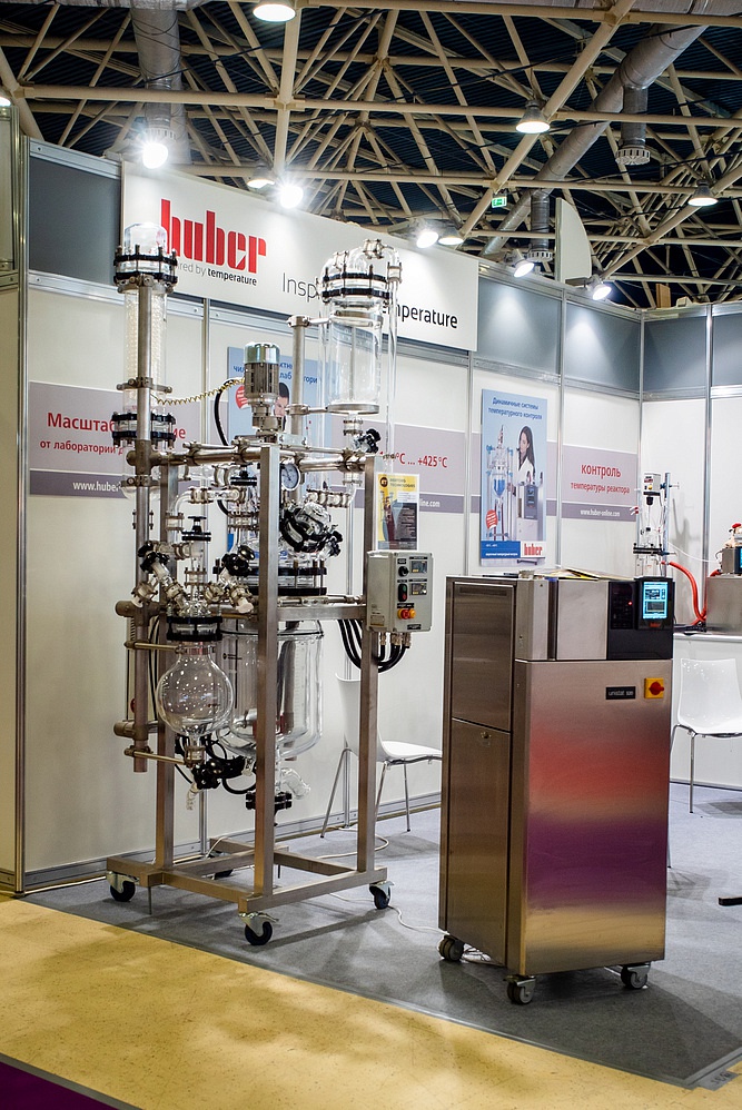 Онлайн-трансляция и съемки на выставке химического оборудования в Экспоцентре