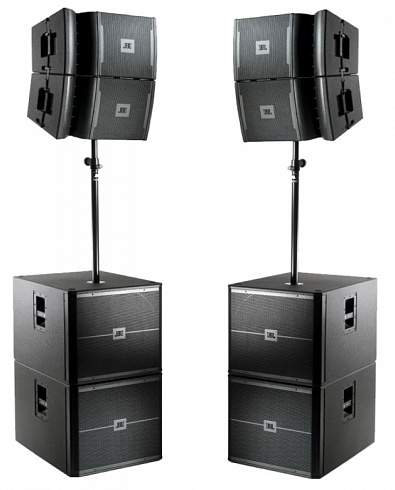 Акустический комплект звука 10 кВт JBL VRX взять в аренду